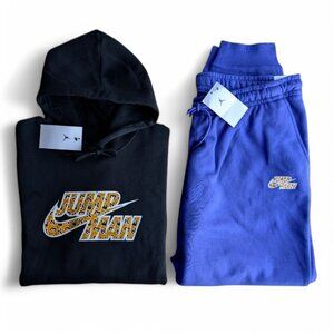 Nike Air Jordan Men's XL Jumpman Sweatsuit Flight Tracksuit 2 PC Matching Set